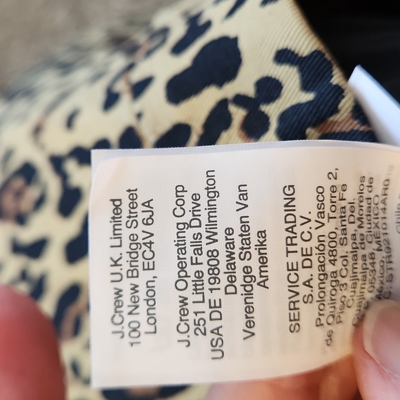 J Crew Leopard pencil skirt size 12 Tall - Picture 3 of 6